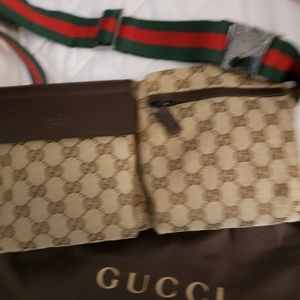 Authentic gucci waist pouch